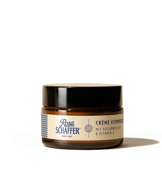 Crème Viennoise Gesichtscreme mit Rosenwasser von Rosa Schaffer