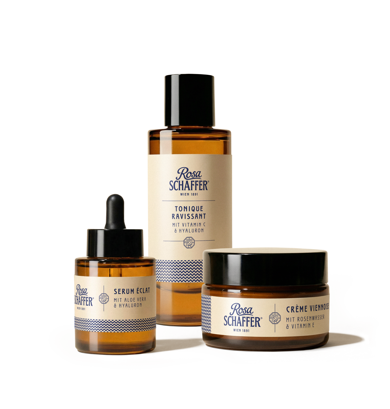 Glow Routine Set Gesichtspflege 3 Schritte von Rosa Schaffer